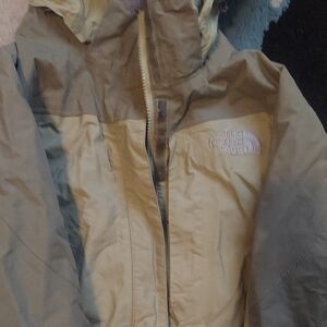 The North Face Olive and Tan Outdoor Jacket